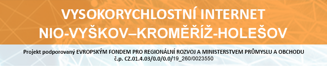 VYSOKORYCHLOSTN� INTERNET NIO VY�KOV - KROM��͎ - HOLE�OV